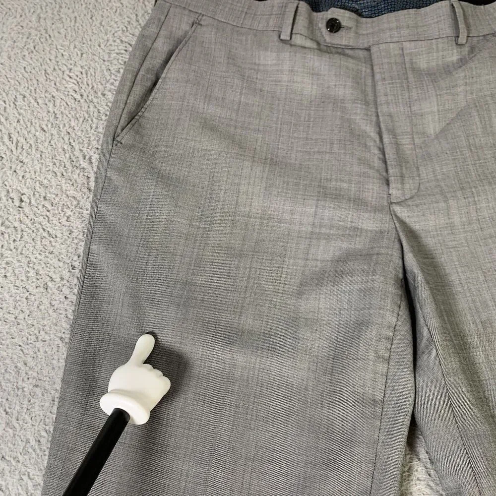 Lauren Ralph Lauren Dress‎ Pants Mens 34x32 [Measures 34x30] Gray Flat Front